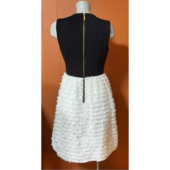 French Connection Black & White Party Dress 8 - Picture 2 of 14